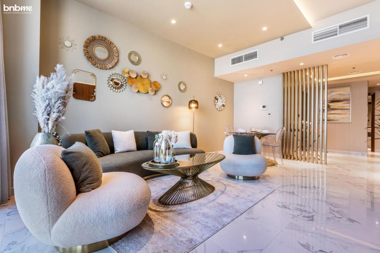 Bnbmehomes - Luxury 2B Apt - Al Habtoor - Amna Tower - 5044 Dubai Exterior foto