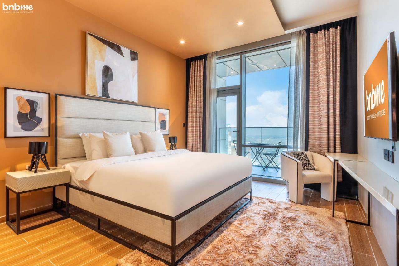Bnbmehomes - Luxury 2B Apt - Al Habtoor - Amna Tower - 5044 Dubai Exterior foto