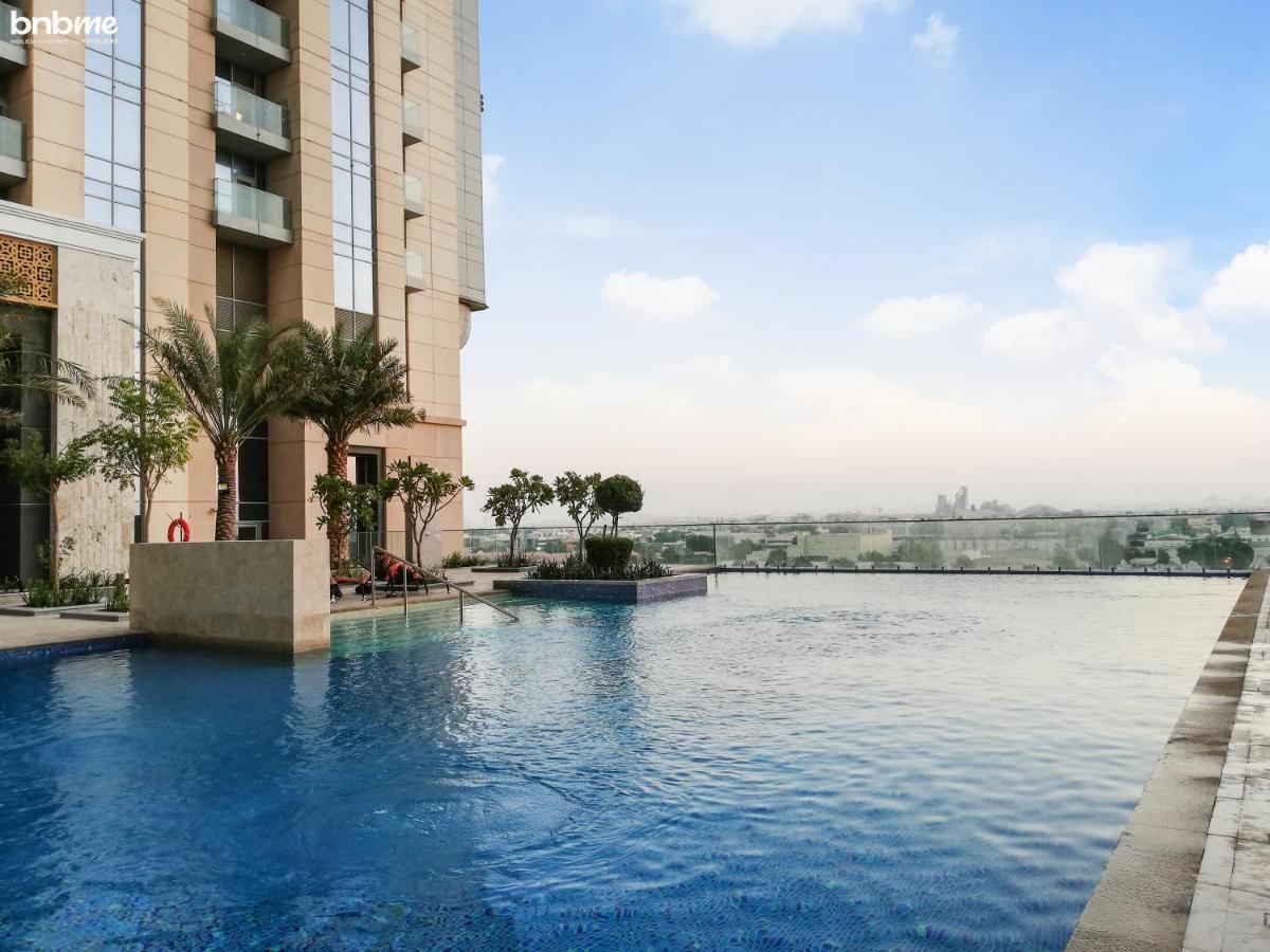 Bnbmehomes - Luxury 2B Apt - Al Habtoor - Amna Tower - 5044 Dubai Exterior foto